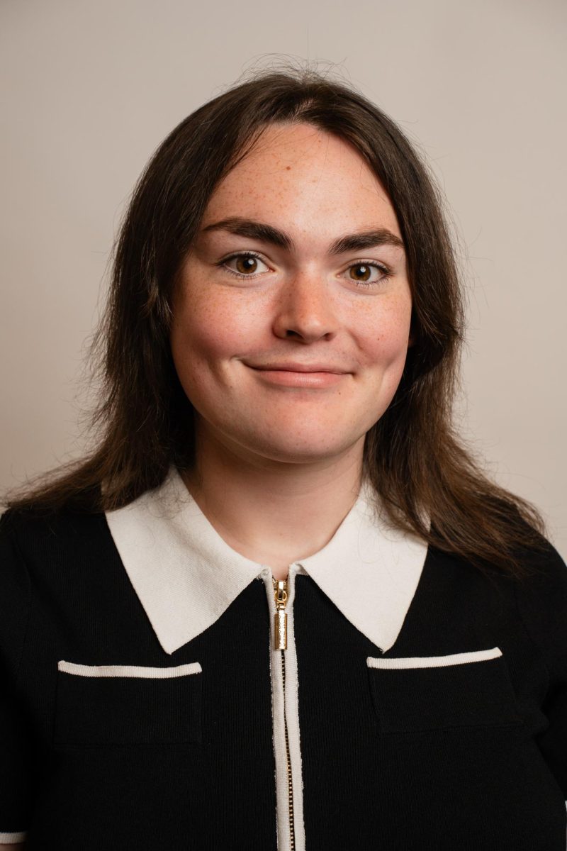 A headshot of the Iowa State Daily 2024-25 academic year Editor-in-Chief Cleo Westin on Aug. 23, 2024. 