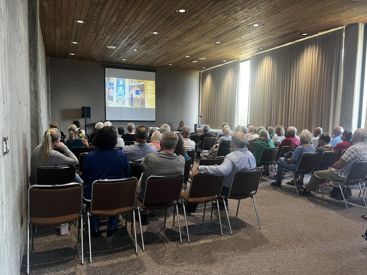 Watch party hosted by University Museums on August 27, 2024.