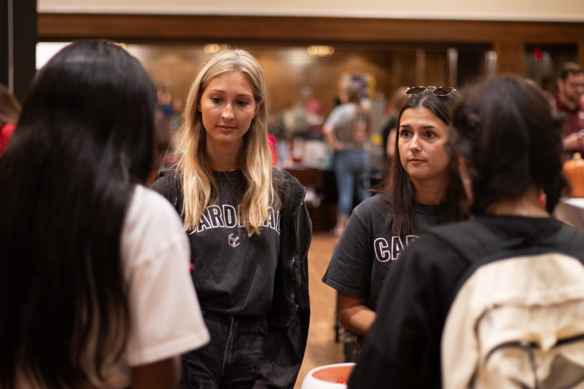 Representatives from Copper Beach spoke to students at the Housing Fair on Sep. 26, 2024. 