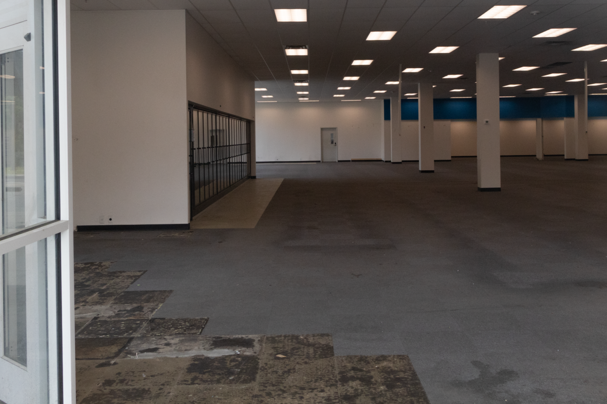 Empty CVS interior located on Lincoln Way, Ames, Iowa. Sep. 5, 2024. 