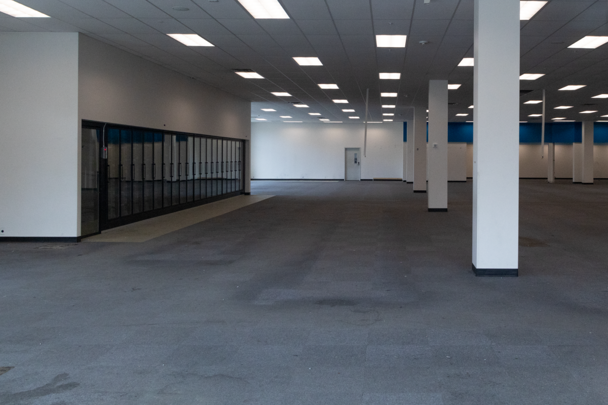 Empty CVS interior located on Lincoln Way, Ames, Iowa. Sep. 5, 2024. 