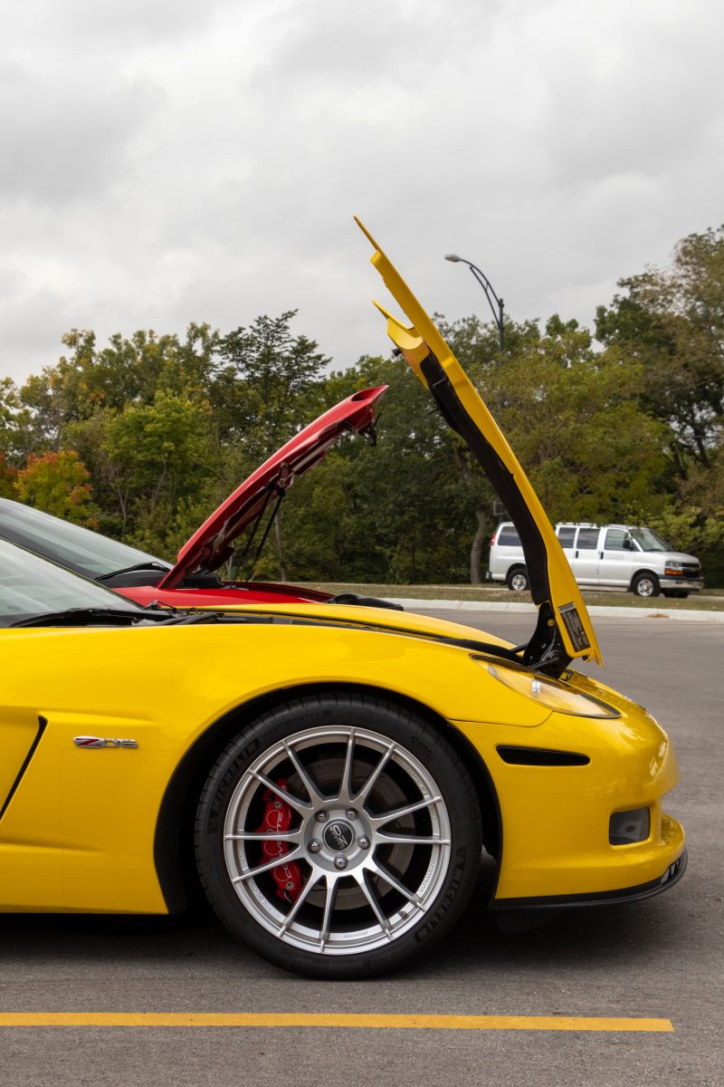 A Chevrolet Corvette at the ISU Car Club Show, Ames, Iowa, Sept. 14, 2024.