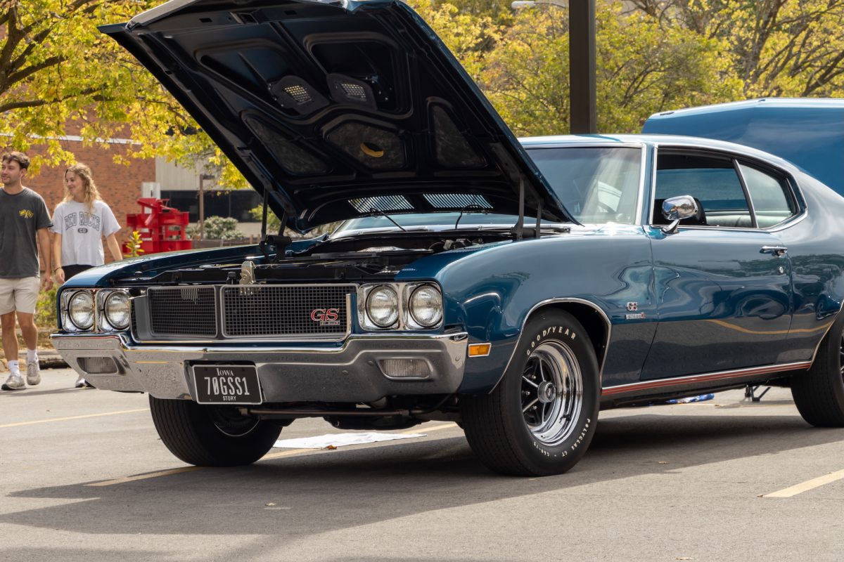 A 1970 Buick GS on display at the ISU Car Club Car Show, Ames, Iowa, Sept. 14, 2024.