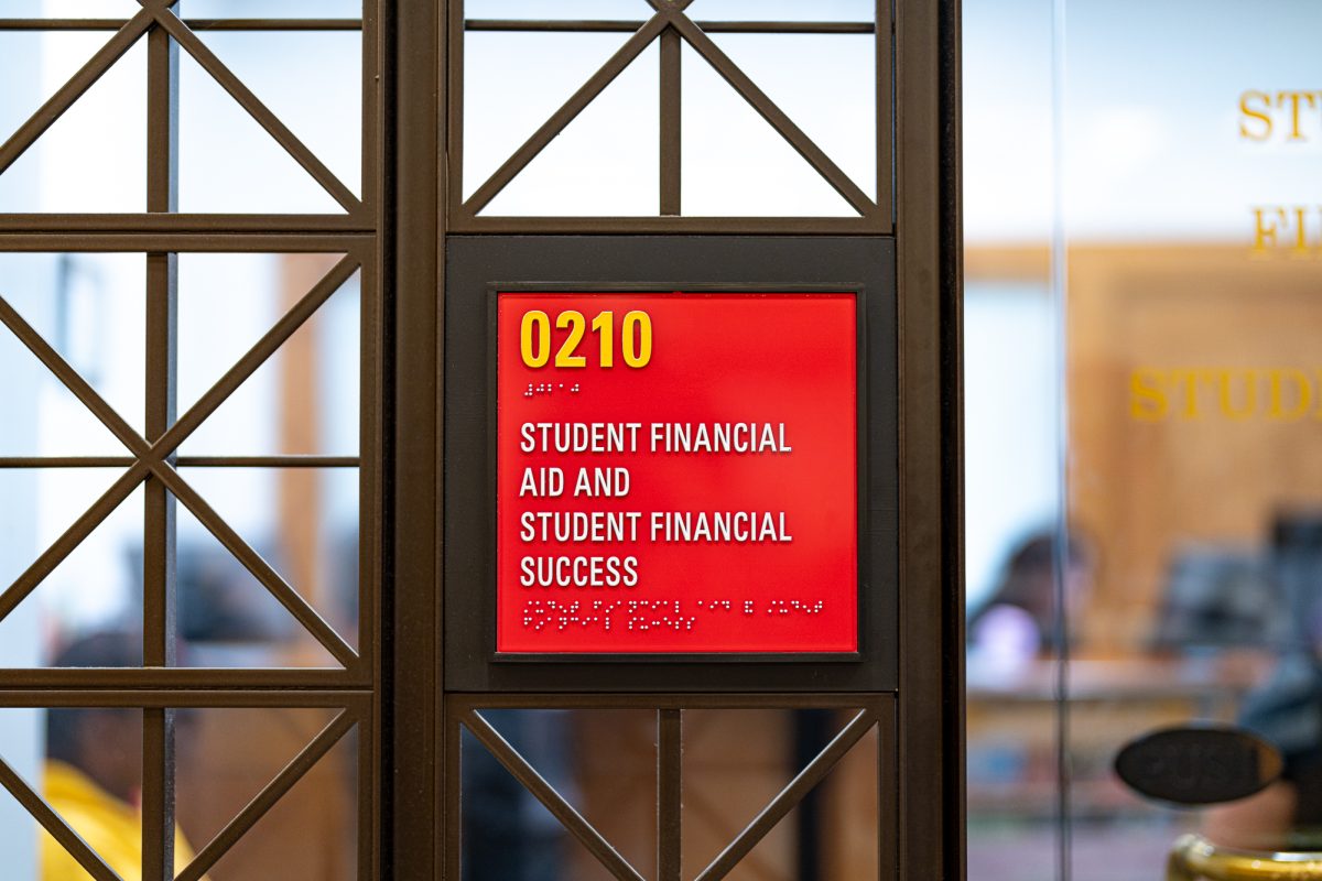 Student Financial Aid and Student Financial Success office in 0210 Beardshear Hall, Sept. 5, 2024.