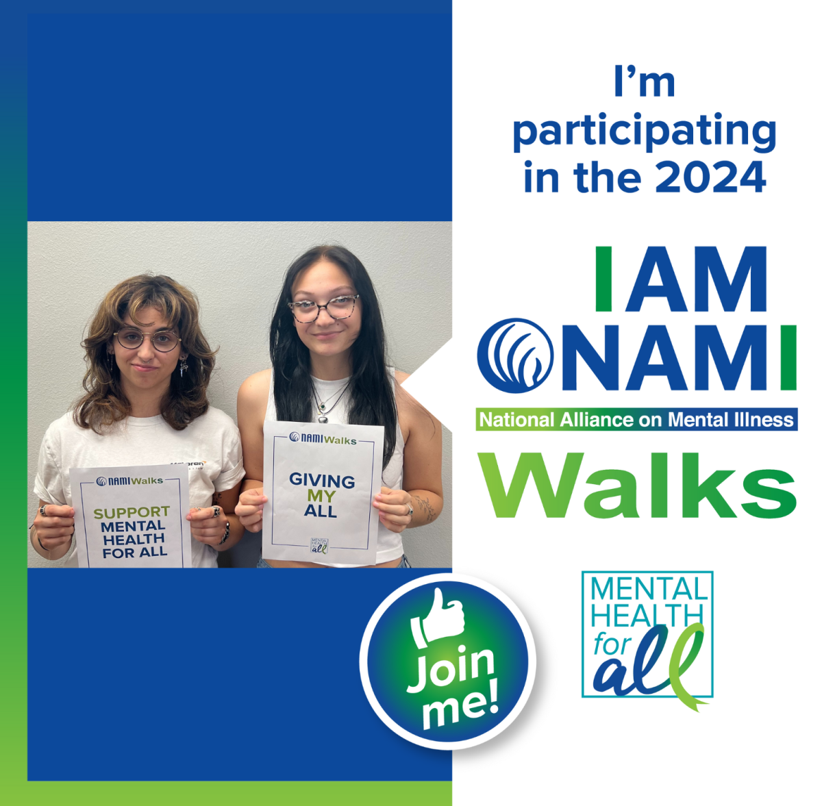 Promotional photo for the NAMI Walk on October 12, 2024.