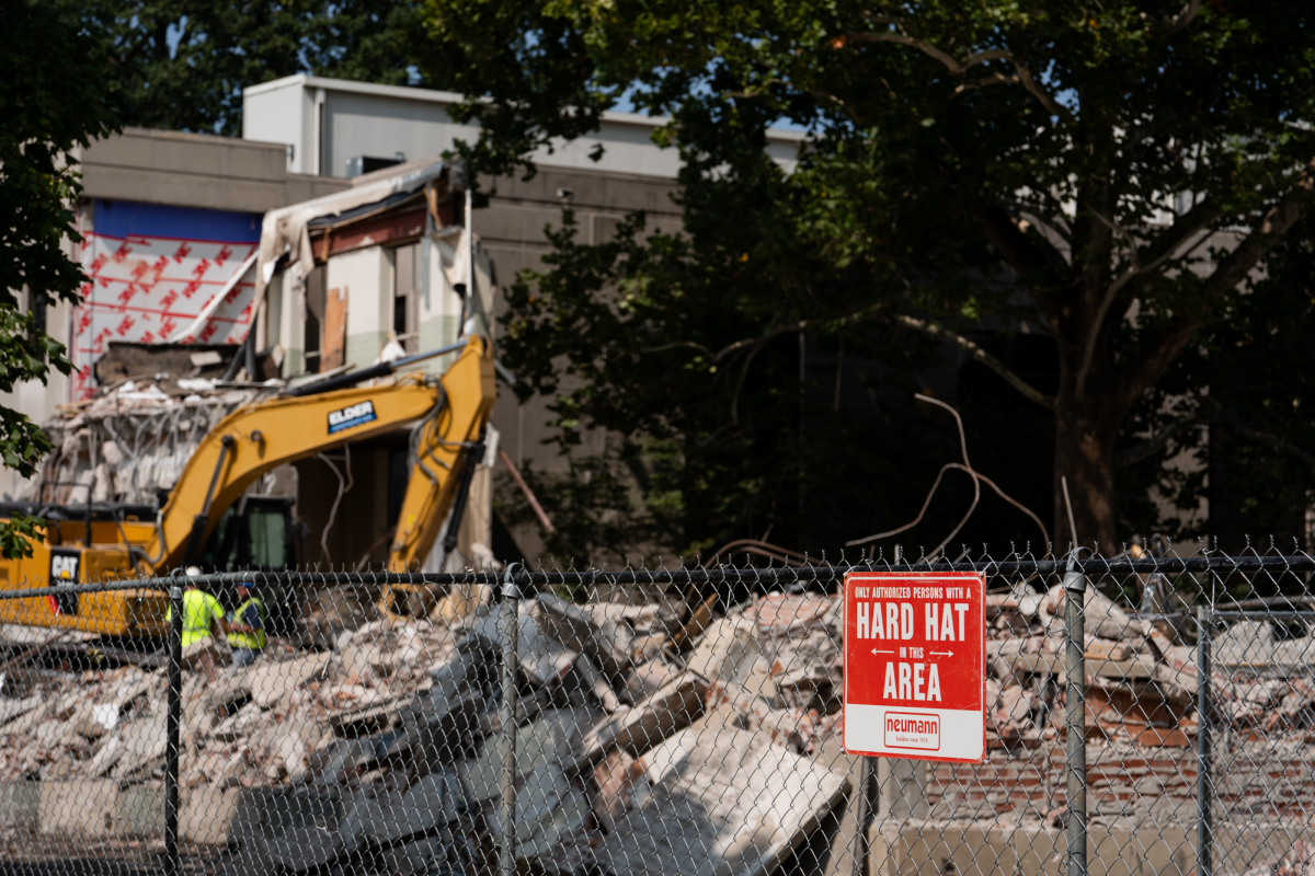 LeBaron Hall construction, Iowa State University, Sep. 9, 2024. Construction began in September of 2024 and is expected to be complete in 2026. 