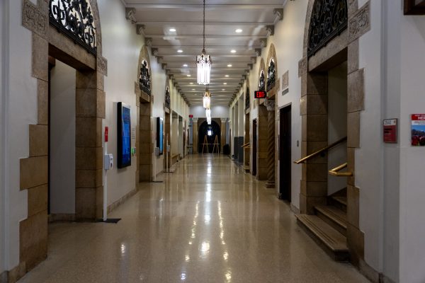 Second floor hallway, Memorial Union, September 18th, 2024.