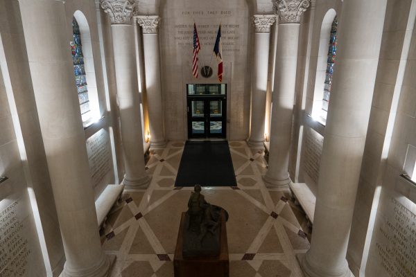 Overview of Gold Star hall, honoring those who served our country, Memorial Union, September 18th, 2024