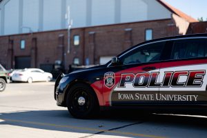 Iowa State University Police car located at 2519 Osborn Dr., Sept. 30, 2024.