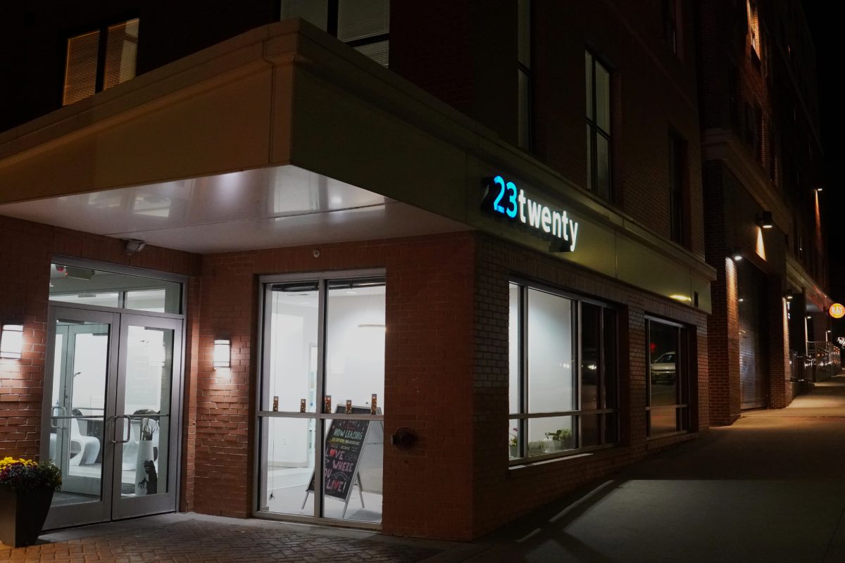 Entrance to 23Twenty Lincoln apartments on Lincoln Way, Oct. 11, 2024.