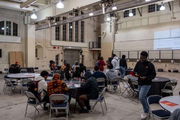 Iowa State participates of Back On The Block come together for a meal and time together at the pavilion in Kildee hall, Oct. 30, 2024.