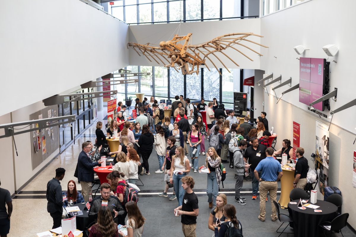 The Design Career Fair packed full of students.  October 3rd, 2024