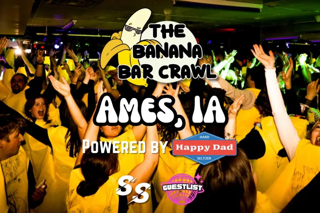 The Banana Bar Crawl is coming to Ames