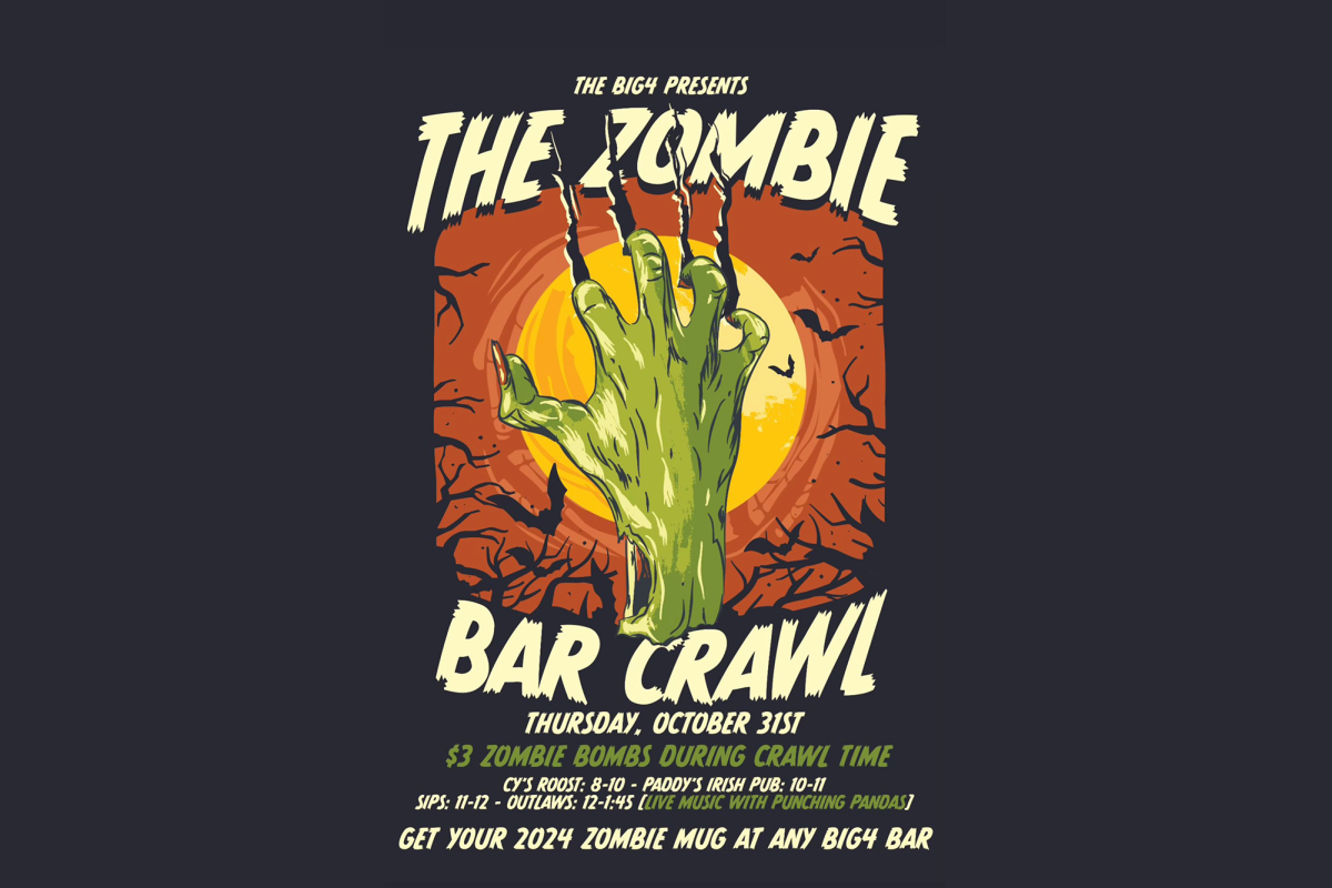 The Zombie Bar Crawl Promotional Image.