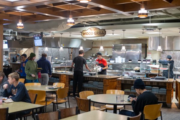 ISU Students grab wings at the Wood Grill on Nov. 14, 2024