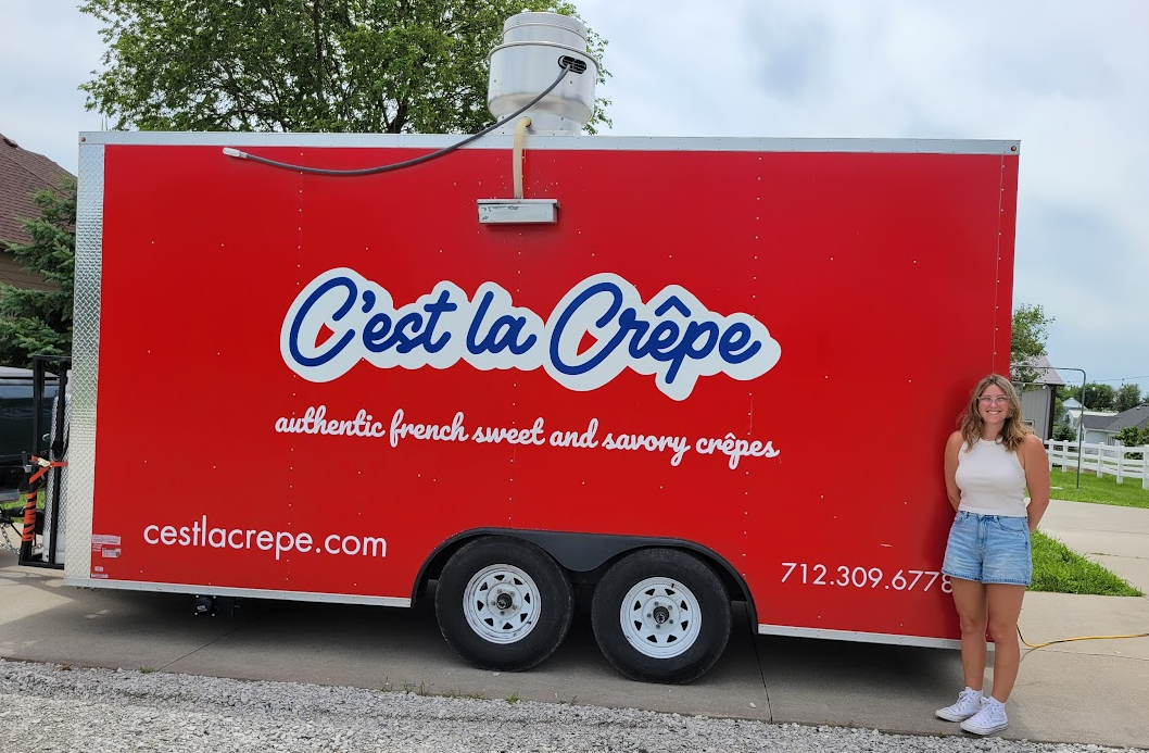 C'est la Crêpe Food Truck with owner Mia Nichols.