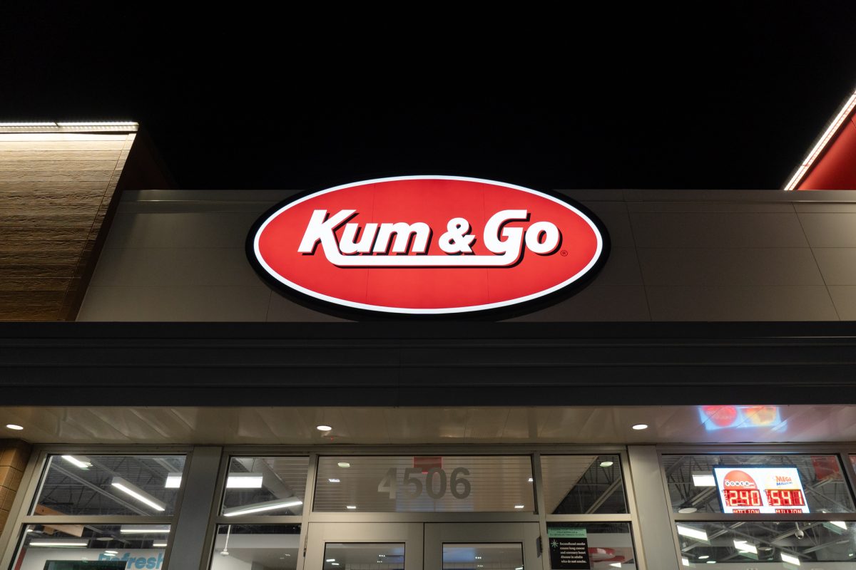 Kum & Go gas station on Mortensen Rd, Ames, Iowa, on Dec. 3, 2024.