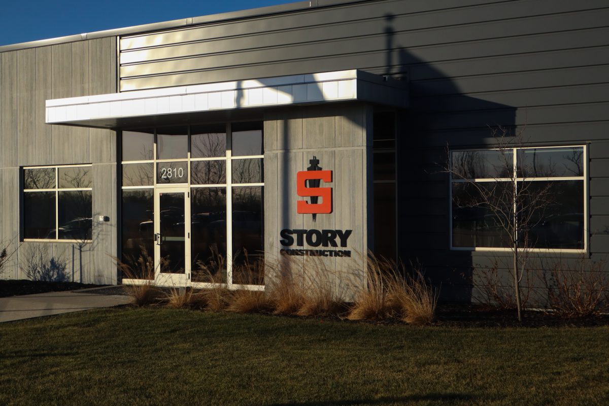 Story County Construction's building located in Ames IA, taken on December 5, 2024.