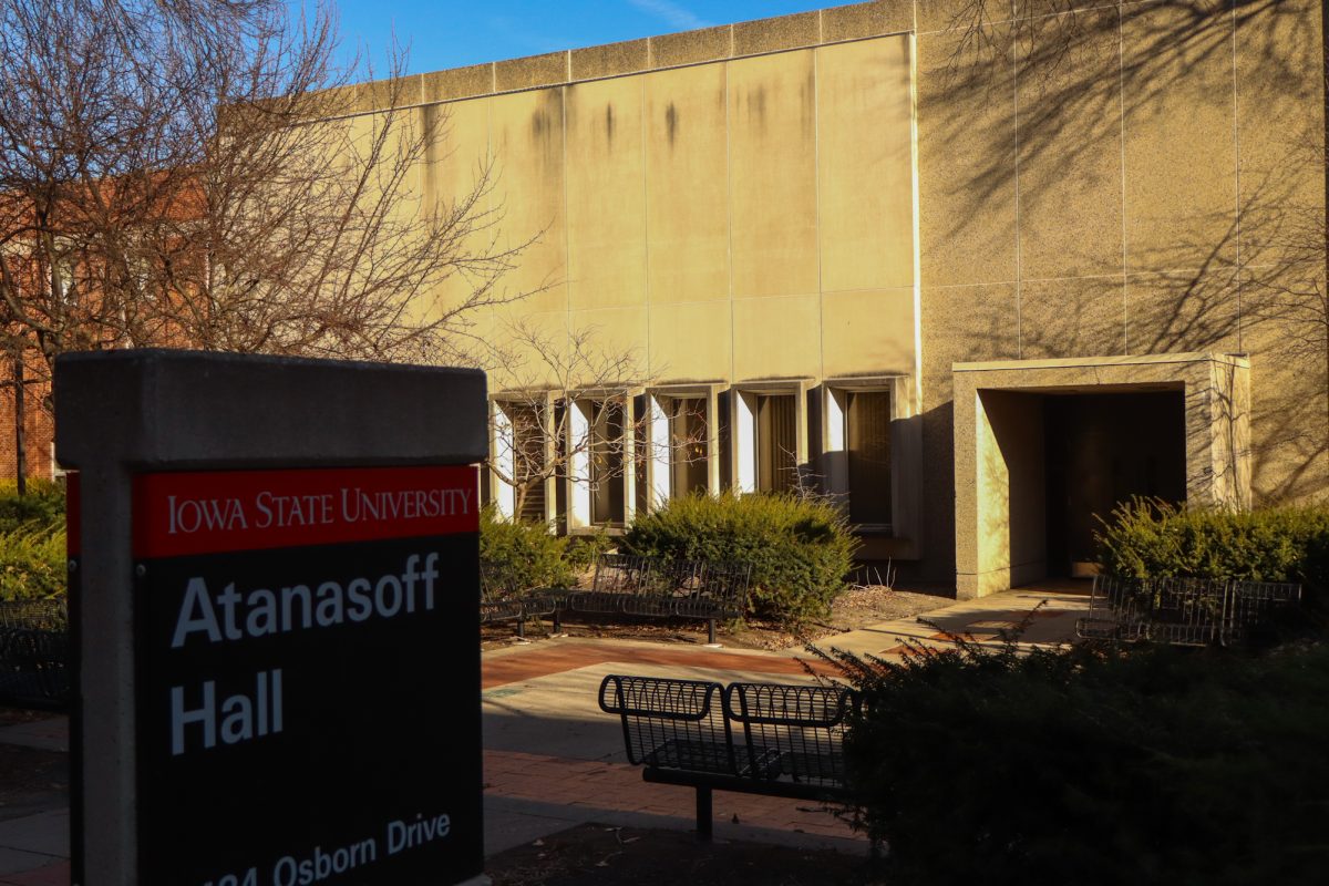 Atanasoff Hall in the afternoon sun taken at Atanasoff Hall in Ames, Iowa, on December 8 2024.