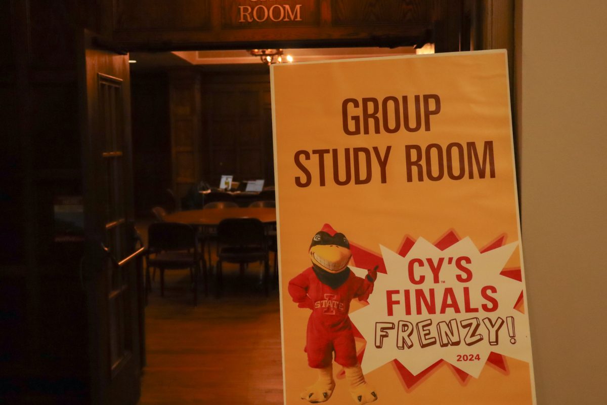 Multiple group study rooms have opened at Cy's Finals Frenzy to allow groups to study up before finals, taken at the Memorial Union in Ames, Iowa, on December 9 2024.