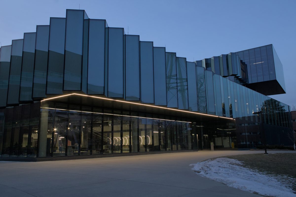 Student Innovation Center on Bissell Rd, Iowa State University, Ames, Iowa, Jan. 25, 2025.