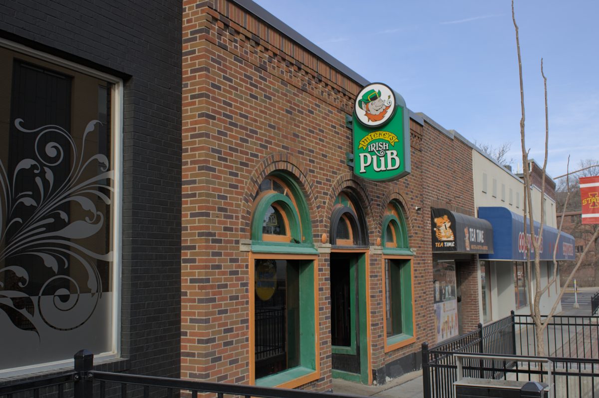 Mickey's Irish Pub on Welch Avenue, Ames, Iowa, Jan. 30th, 2025.