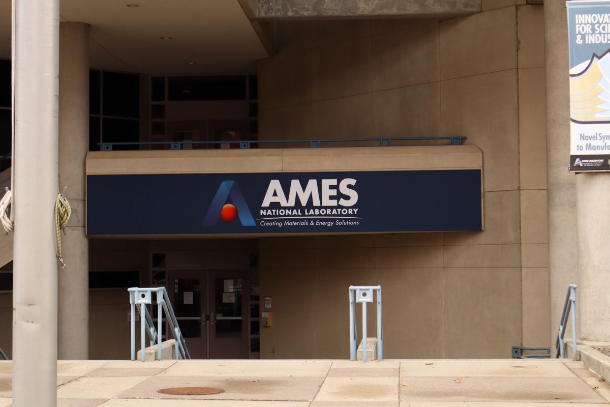 The Ames National Laboratory sign, taken on Mar. 23, 2025, at the Ames National Laboratory, Ames, IA.