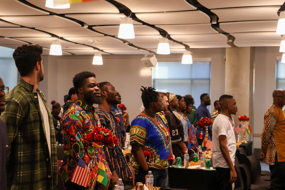 Ghanaians joined by friends and family celebrate Ghana Independence Day, March. 8, 2025, Ames, Iowa.