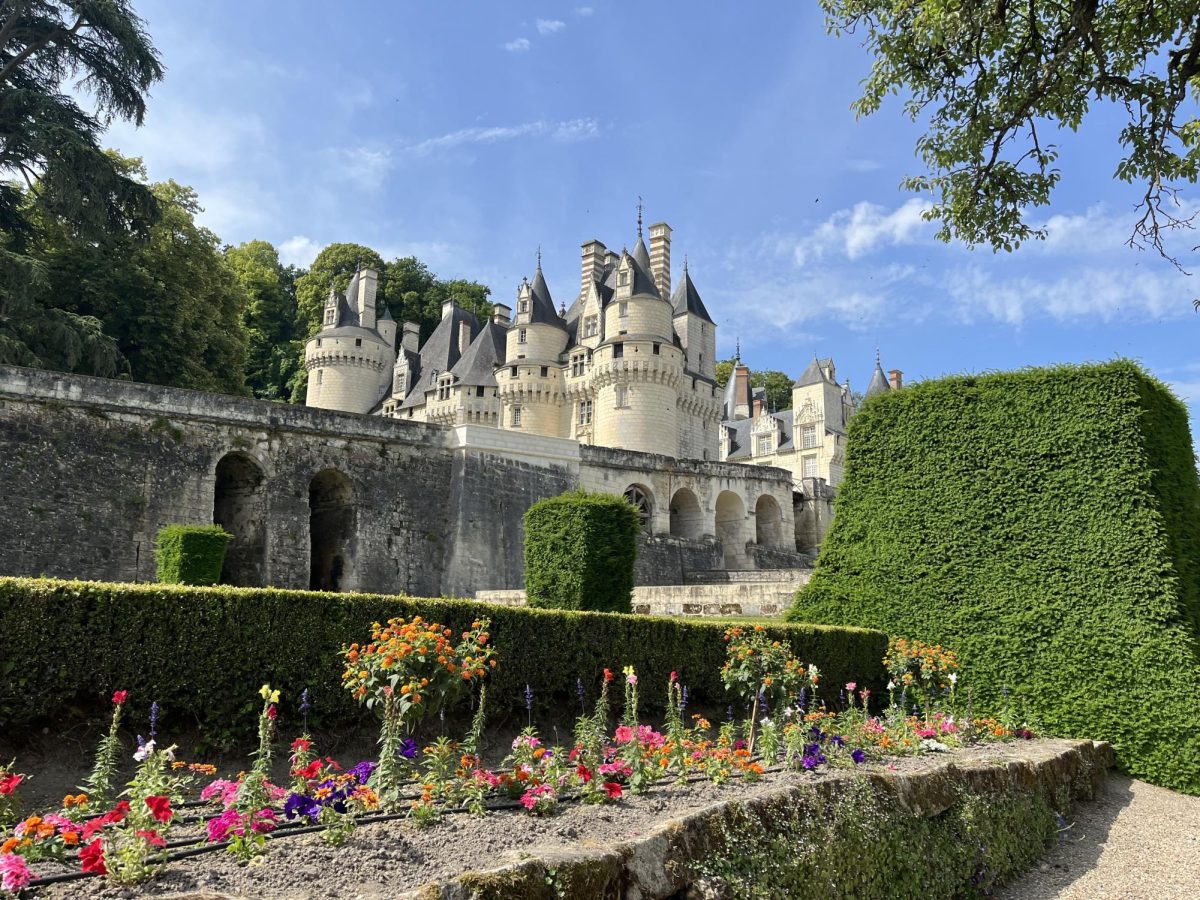 Château d'Ussé in France in 2023, the castle that inspired Charles Perrault to write one of the best-known "Sleeping Beauty" variants (published in 1696).