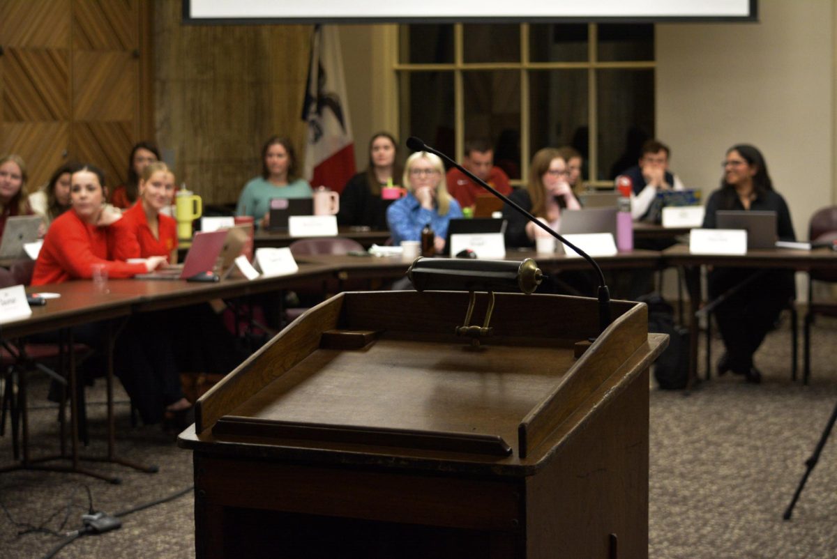 Student Government meeting, Memorial Union Campanile Room, Feb. 18, 2026.