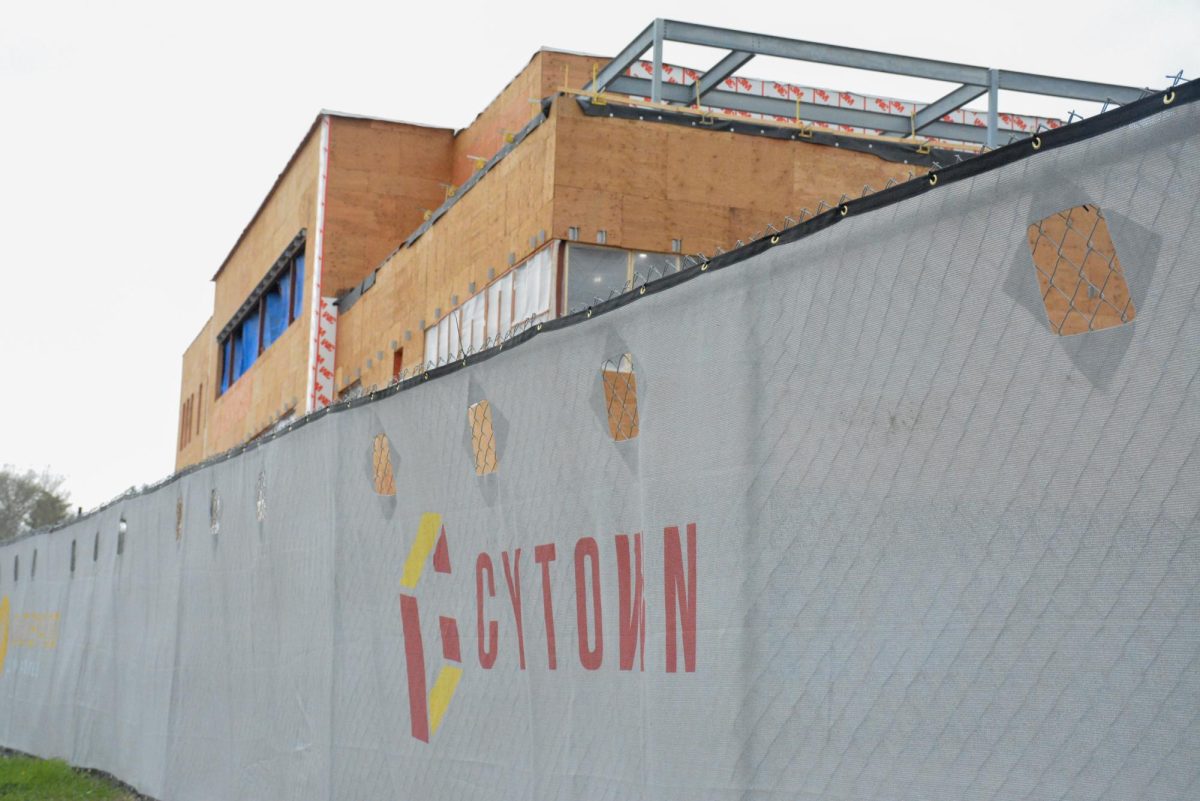 CyTown construction across from Jack Trice Stadium in Ames, Iowa, April 23rd, 2026