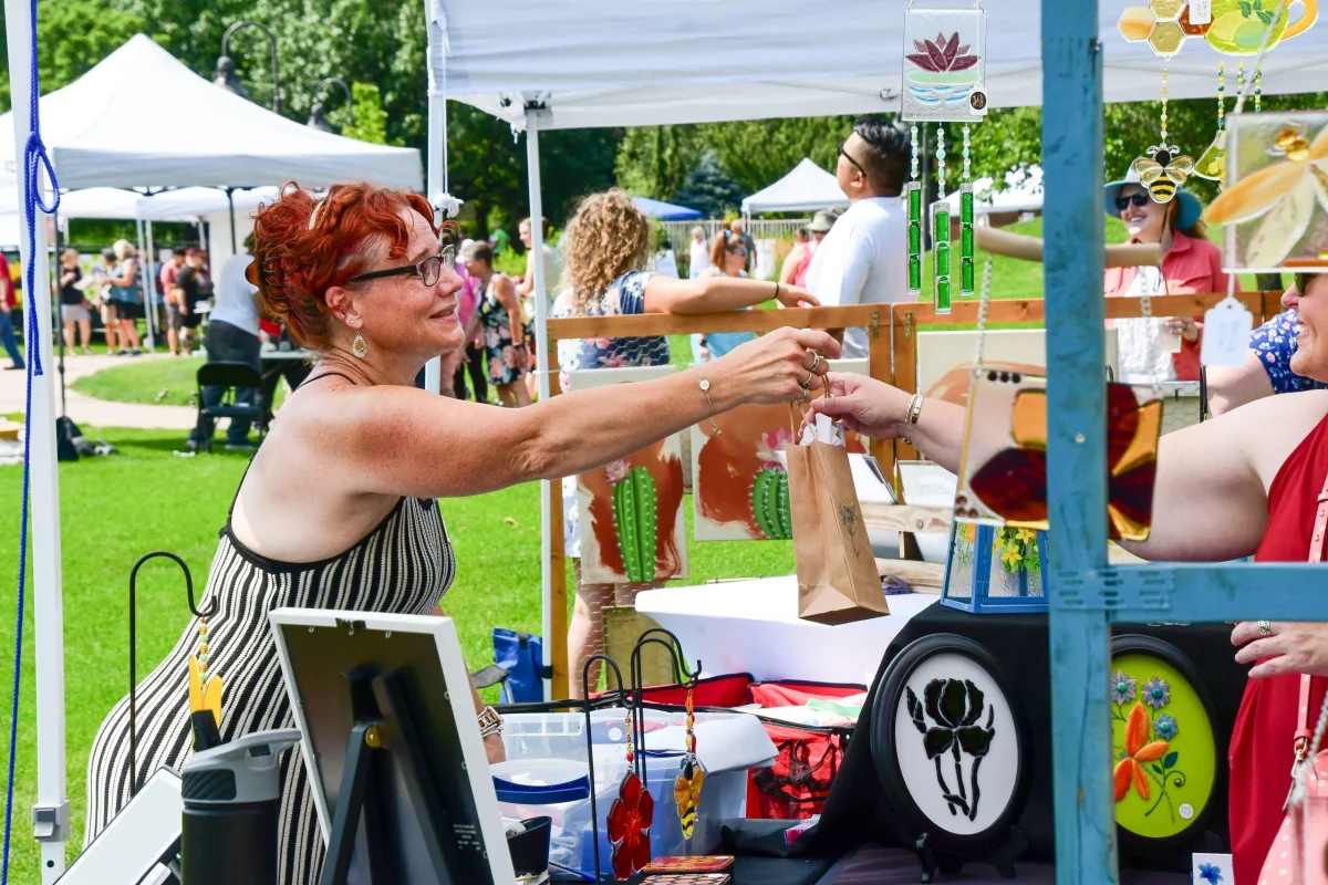 Garden Art Fair. Courtesy of discoverames.com.