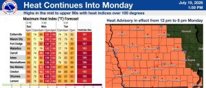 Courtesy of US National Weather Service Des Moines Iowa's Facebook page